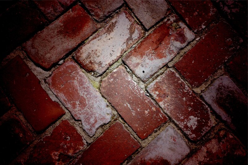 Red Brick Wall — Dramatic, Photograph, Bricks