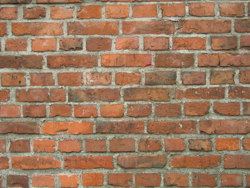 Red Brick Wall — Mortar