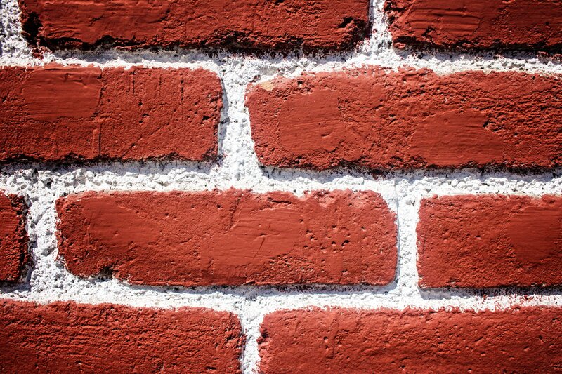 Red Brick Wall — Neutral, Afternoon, Photograph, Mortar