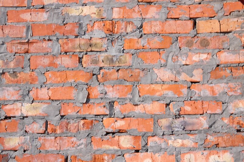 Red Brick Wall — Neutral, Photograph