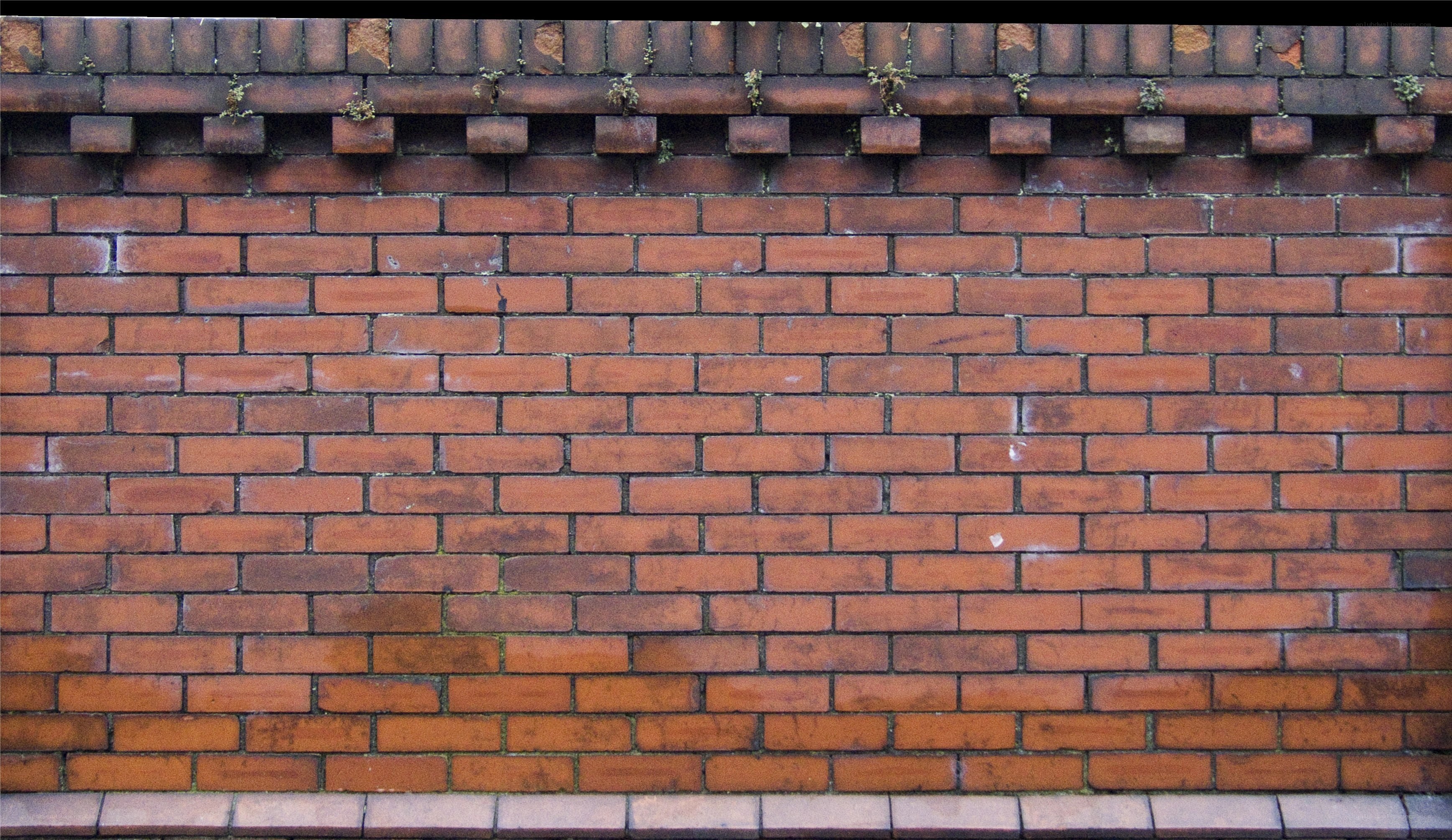 red brick wall texture