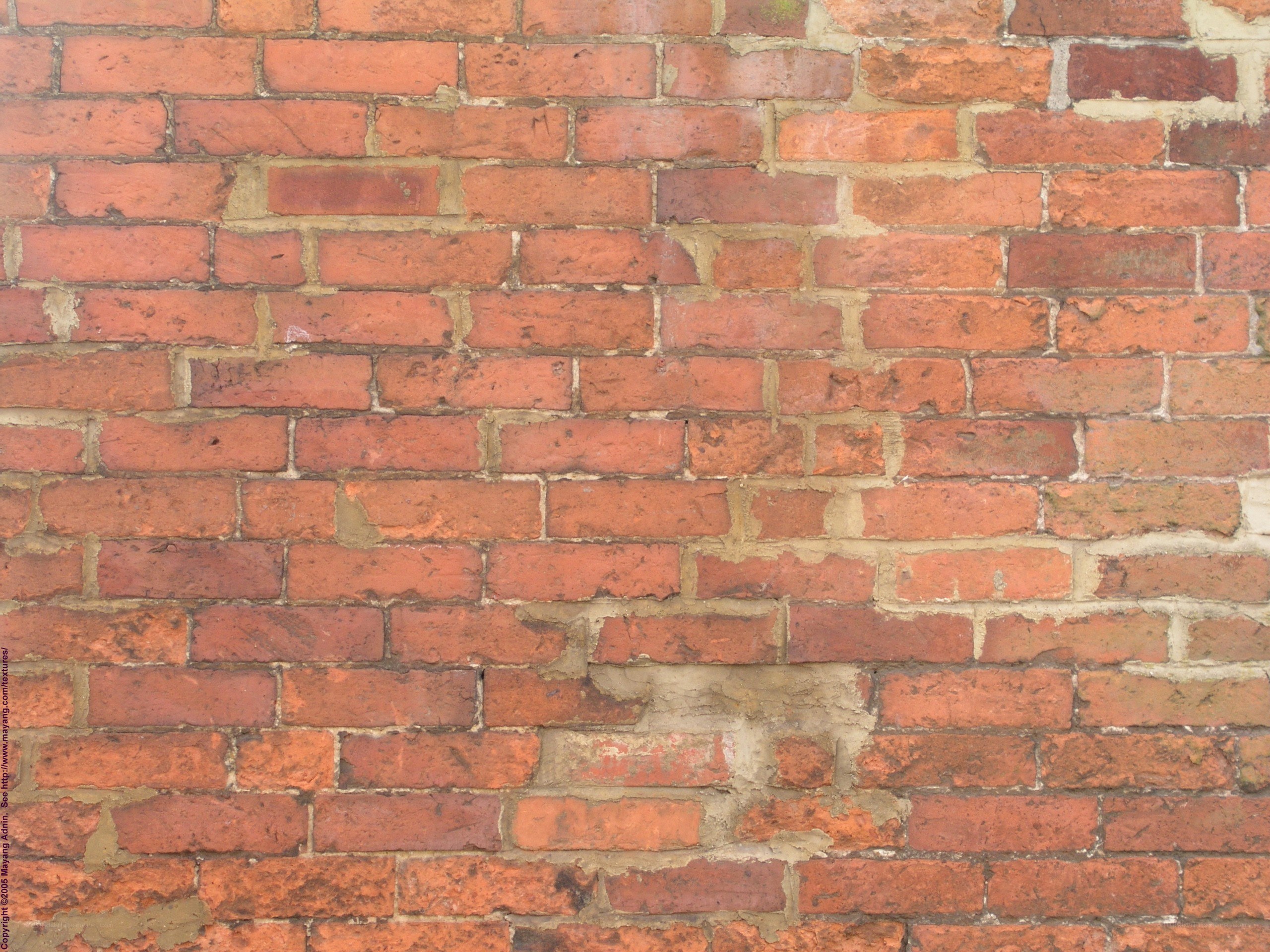 red brick wall texture