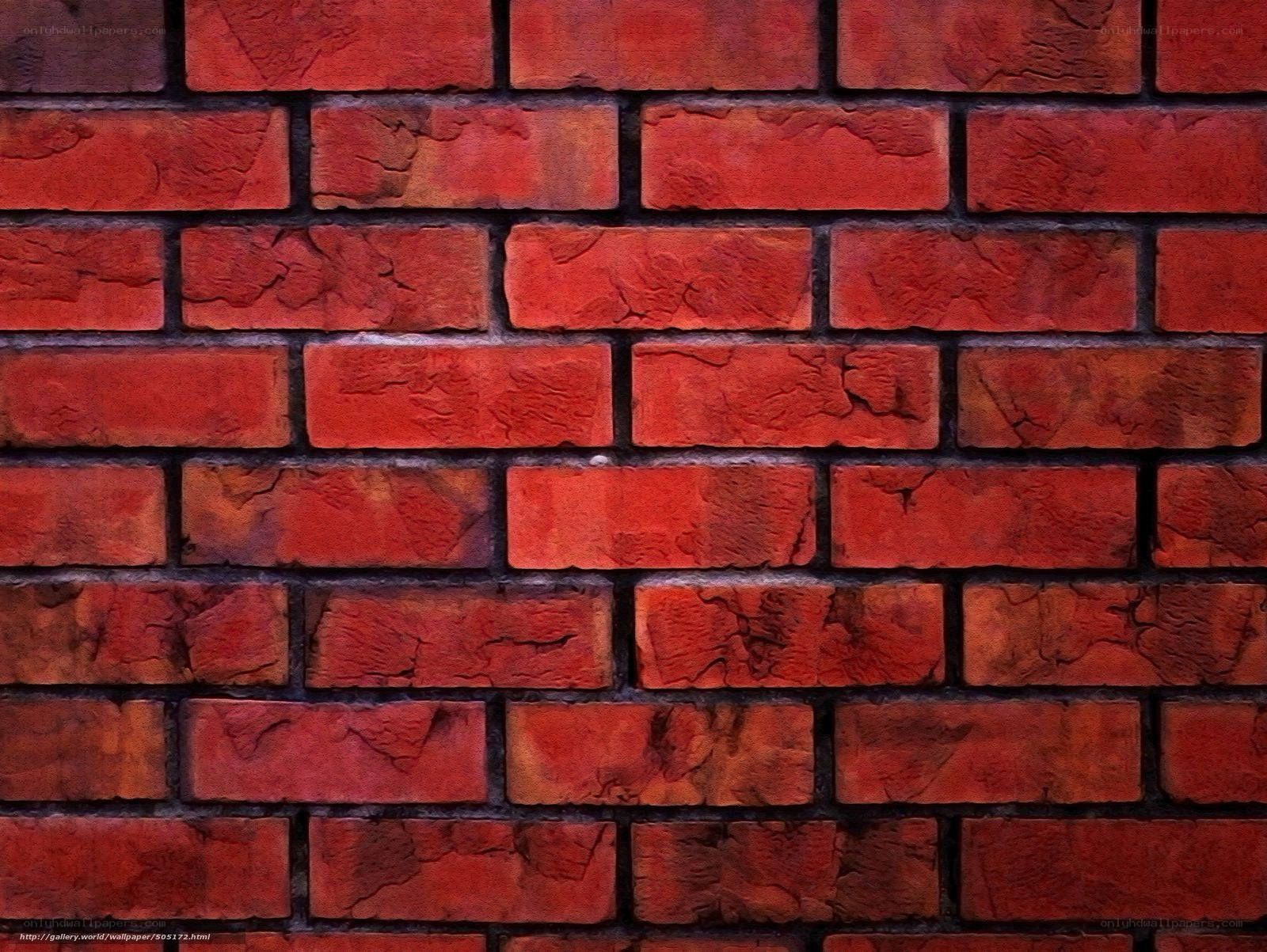 red brick wall texture