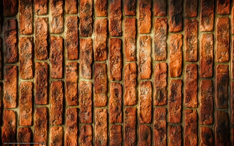 Red Brick Wall — Textured, Photograph