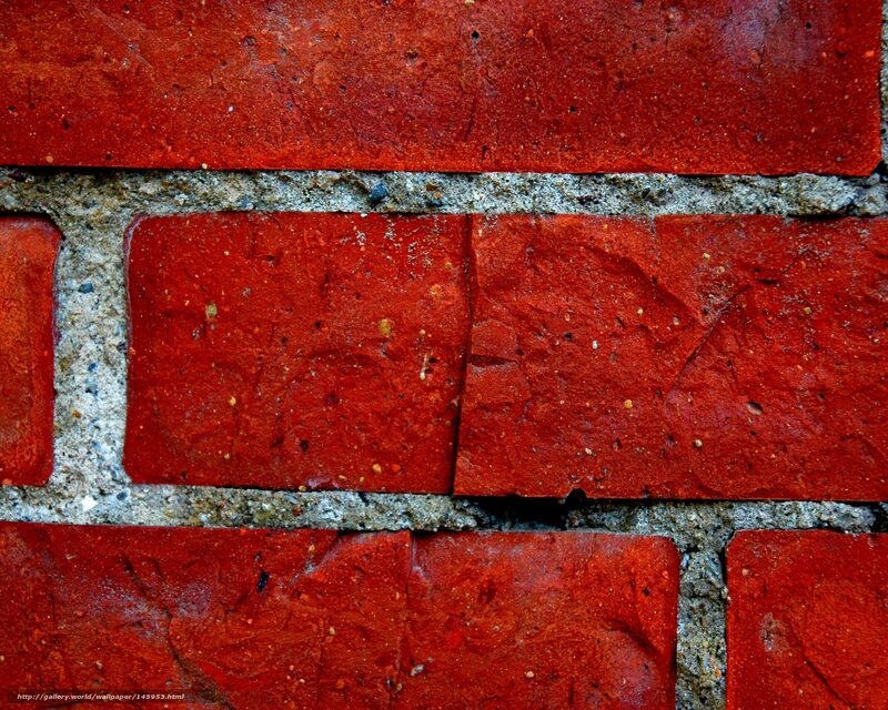 Red Brick Wall — Textured