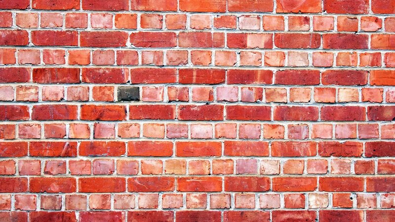 Red Brick Wall — White