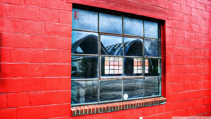 Red Brick Wall Window
