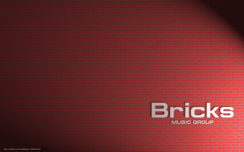 Red brick wall with text