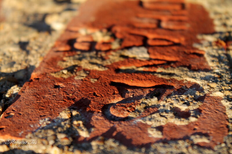 Red Brick with Text