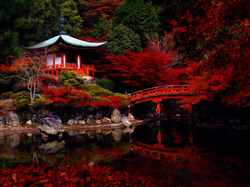 Red Bridge and Pagoda