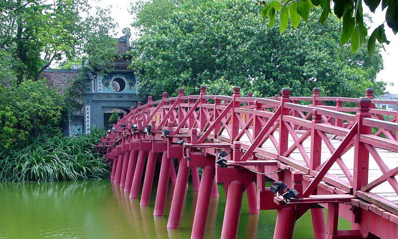 Red Bridge in Hanoi