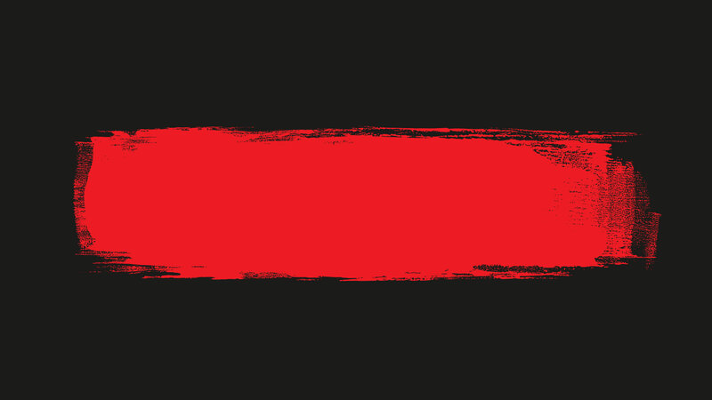 Red Brush Stroke