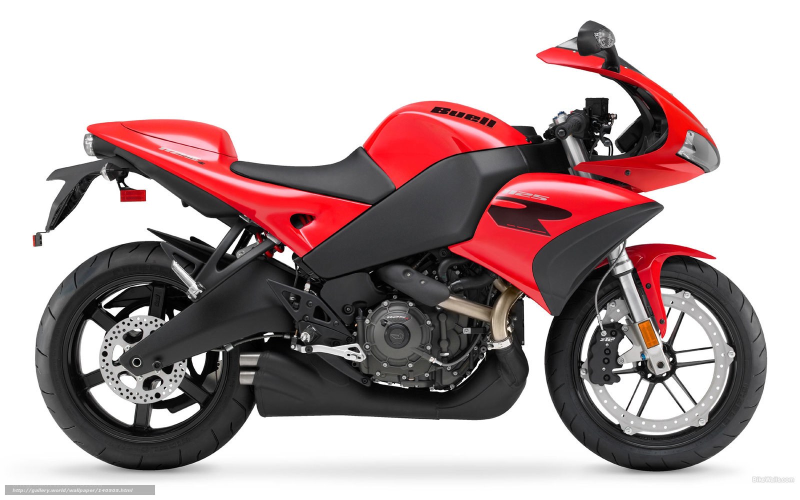Red Buell 125 motorcycle