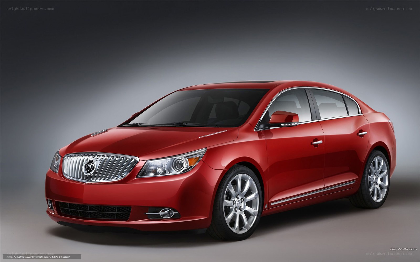 Red Buick LaCrosse sedan