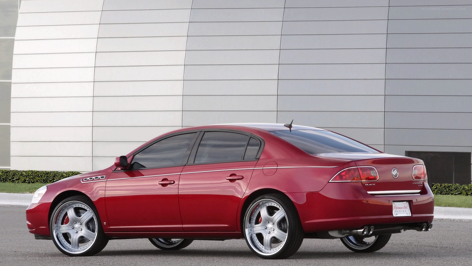 red buick lucerne sedan