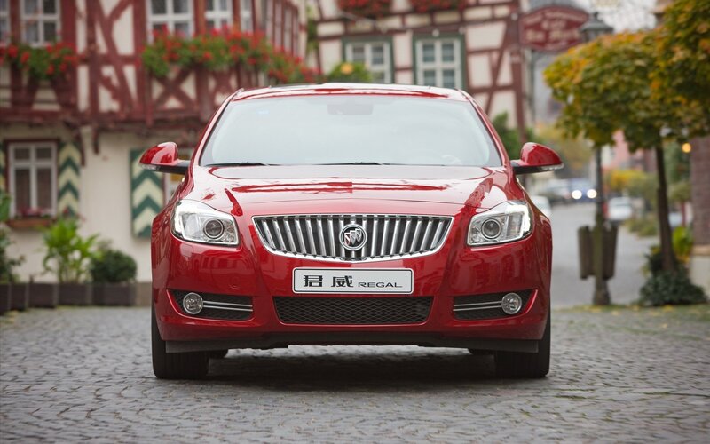 Red Buick Regal Car — Calm, Autumn