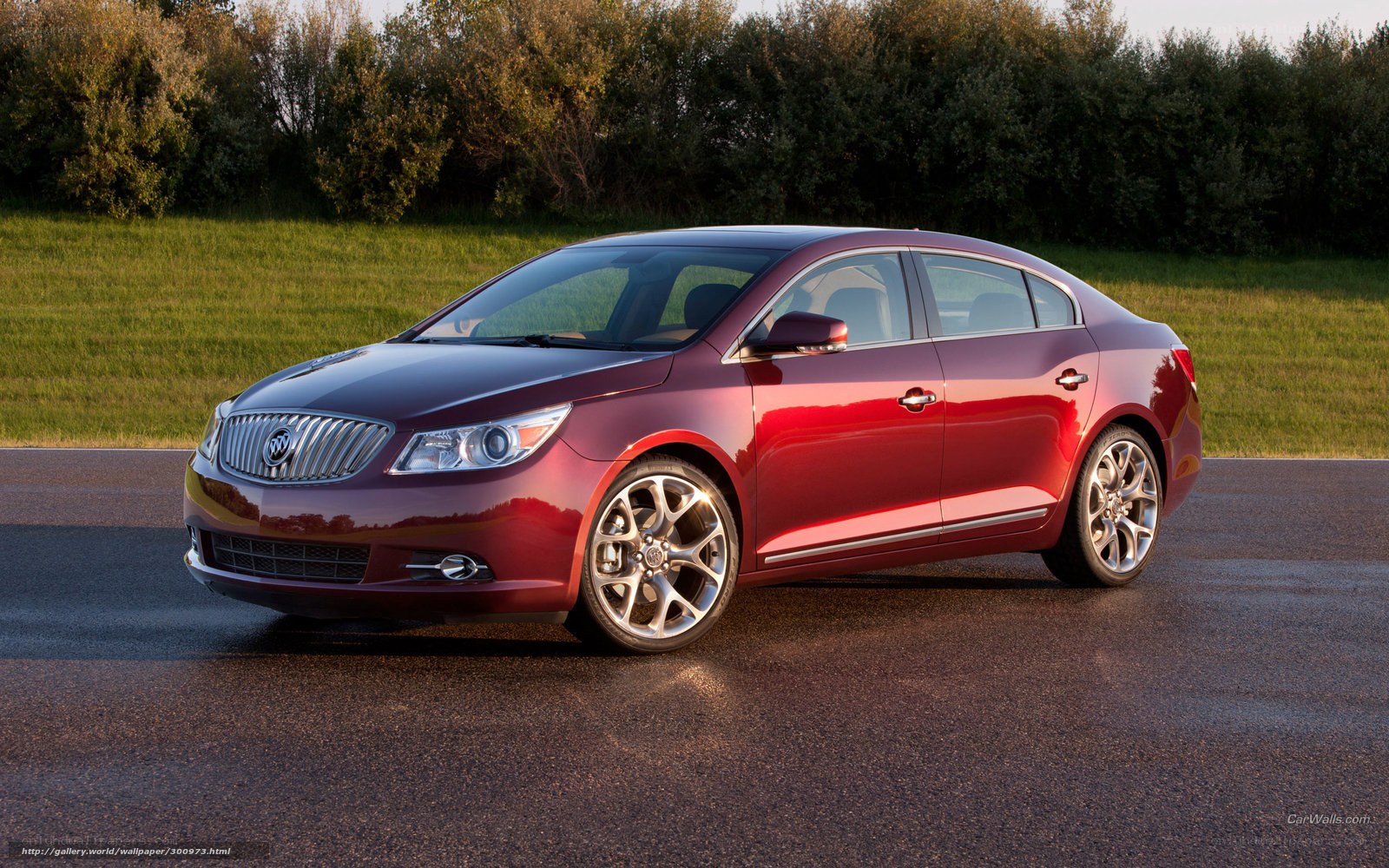 Red Buick Regal sedan