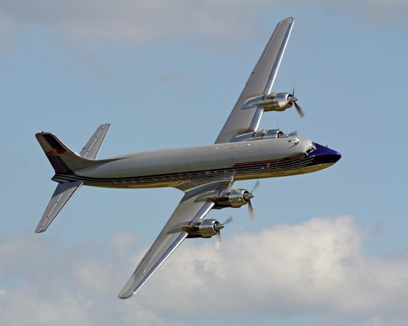 Red Bull-branded airplane in flight