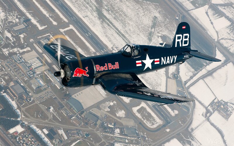 Red Bull Corsair Plane