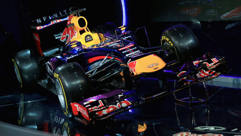 Red Bull Formula 1 Car — Black, Dramatic