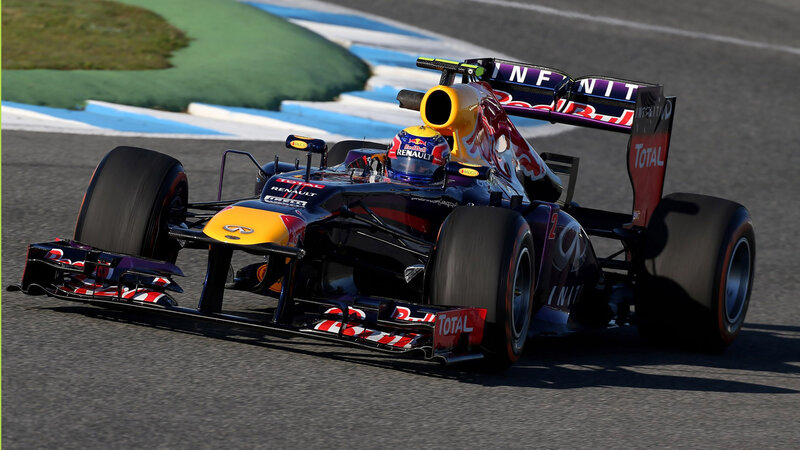 Red Bull Formula 1 Car — Black, Dynamic, Afternoon, Photograph, Driver, Racetrack