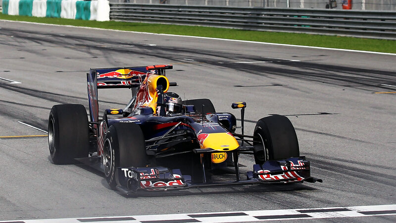 Red Bull Formula 1 Car — Black, Dynamic, Afternoon