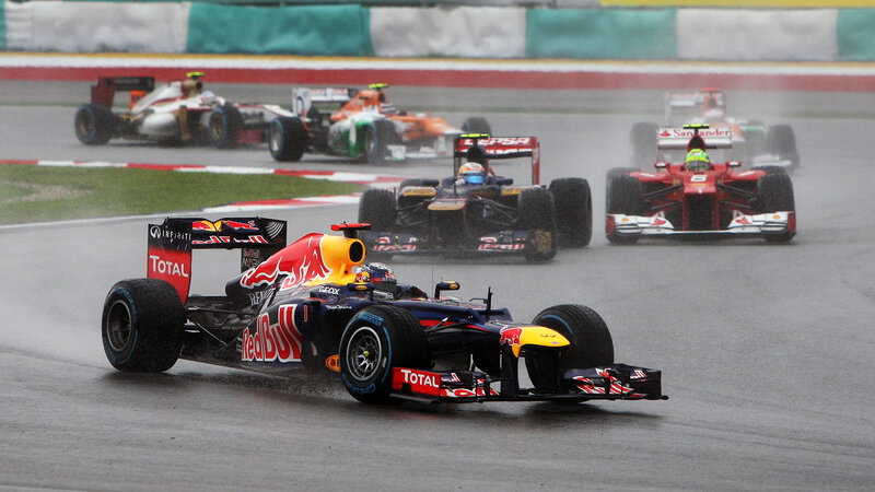 Red Bull Formula 1 Car — Black, Intense