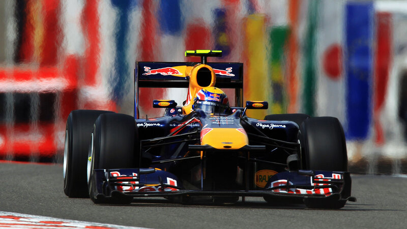 Red Bull Formula 1 Car — Blue, Dynamic, Afternoon, Photograph, Driver, Racing Track