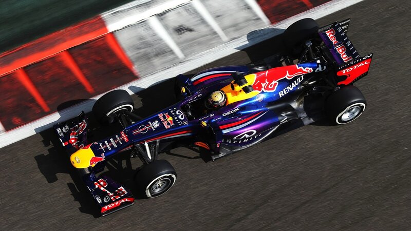 Red Bull Formula 1 Car — Blue, Dynamic, Afternoon, Photograph, Racing Car, Driver