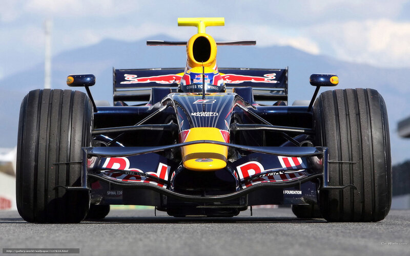 Red Bull Formula 1 Car — Blue, Dynamic, Afternoon, Photograph, Racing Car