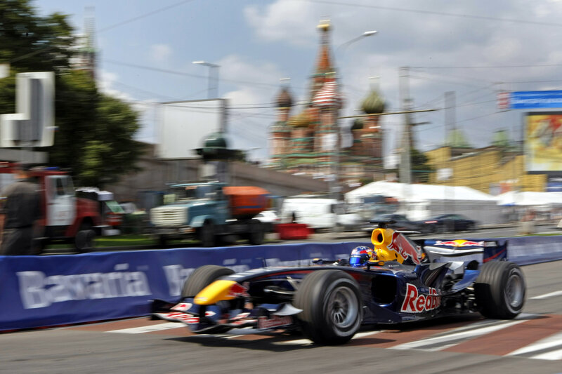 Red Bull Formula 1 Car — Blue, Dynamic, Afternoon