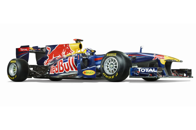 Red Bull Formula 1 Car — Blue, Neutral, Photograph, Driver