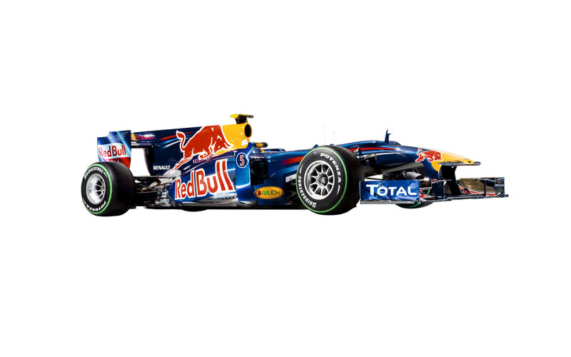 Red Bull Formula 1 Car — Blue, Neutral