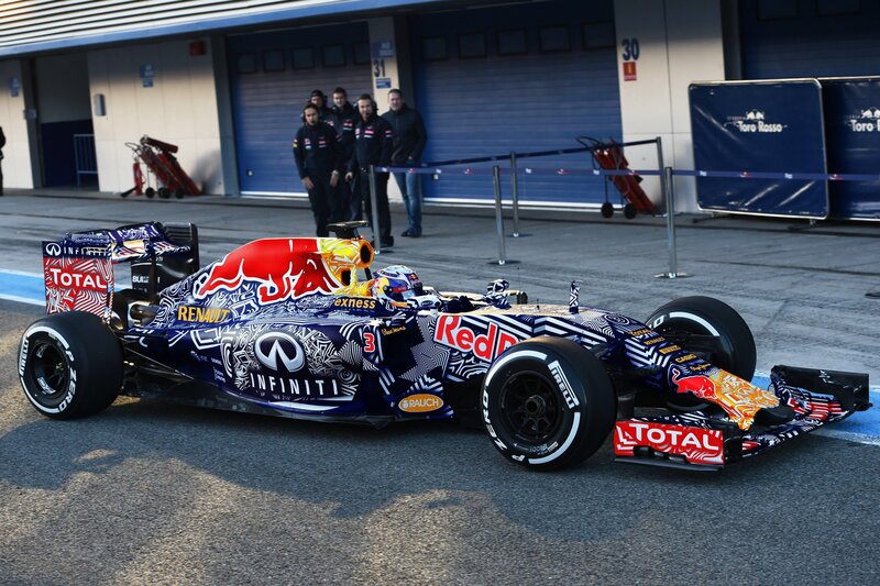 Red Bull Formula 1 Car — Blue, Professional, Afternoon