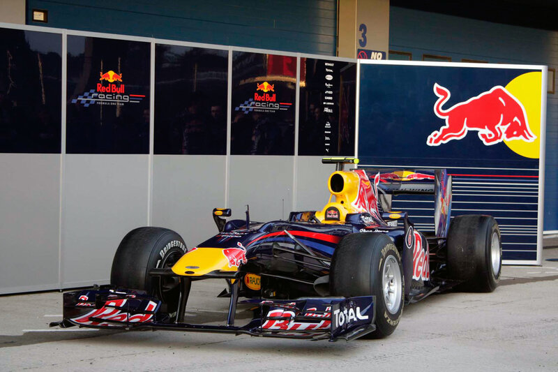 Red Bull Formula 1 Car — Blue, Professional
