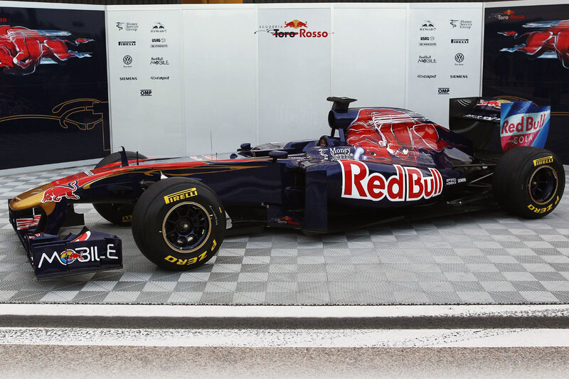 Red Bull Formula 1 Car — Blue, Static