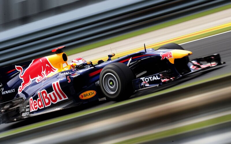 Red Bull Formula 1 car in action