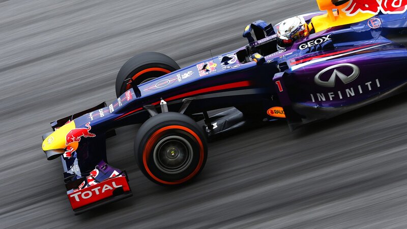 Red Bull Formula 1 car in action