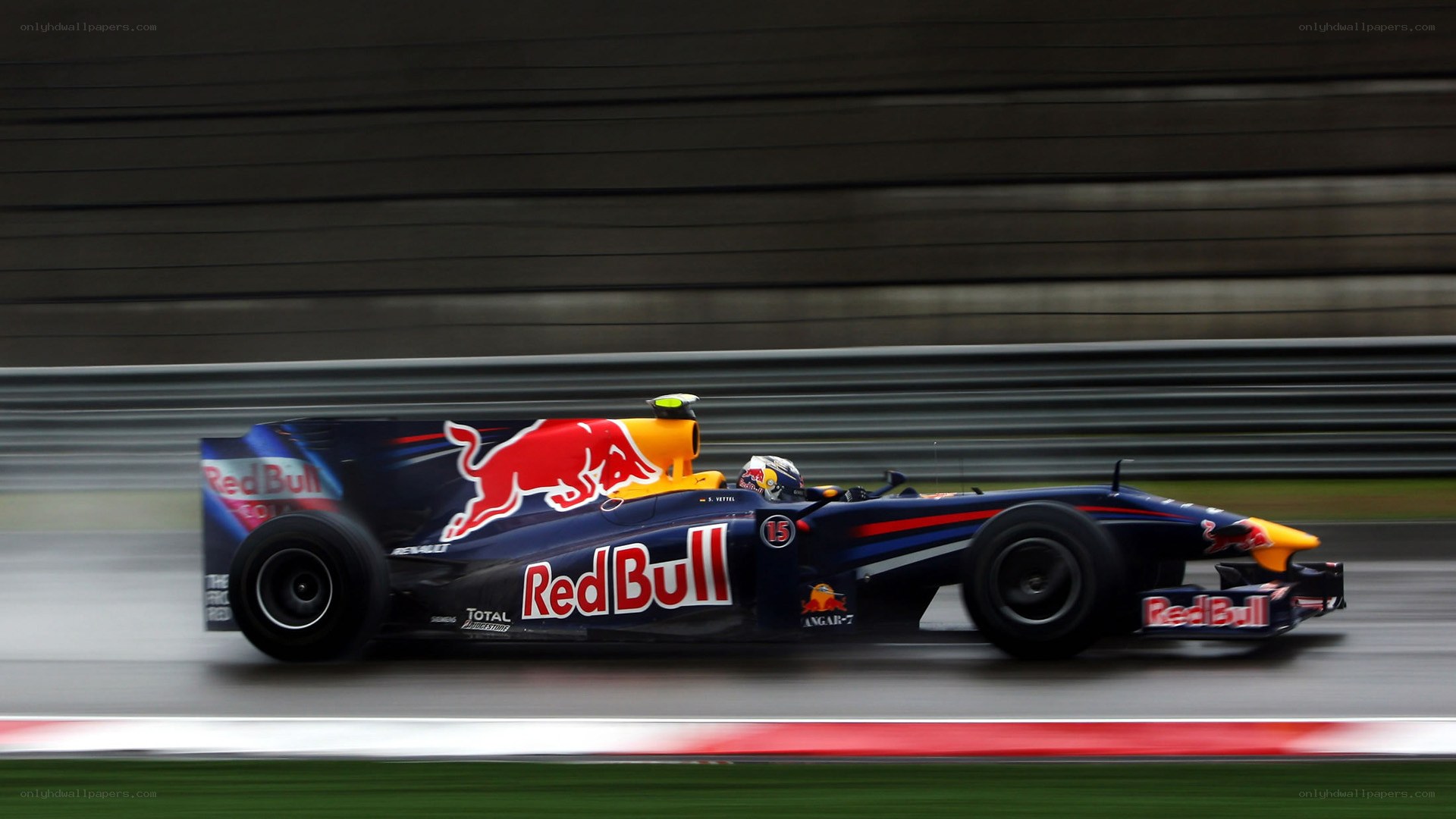 Red Bull Formula 1 car in action