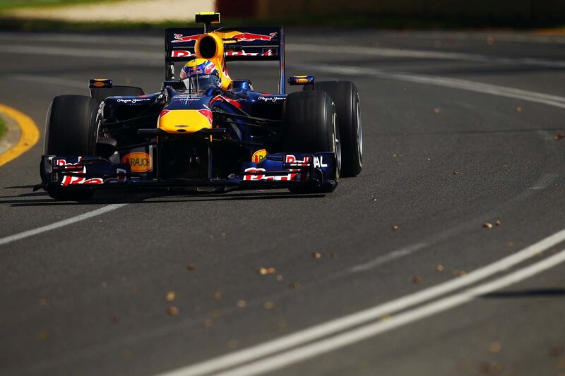 Red Bull Formula 1 car on track