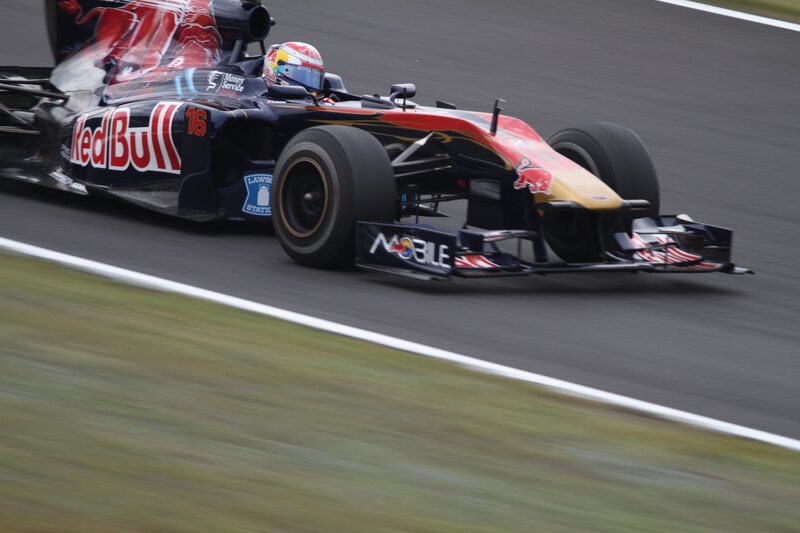 Red Bull Formula 1 car on track