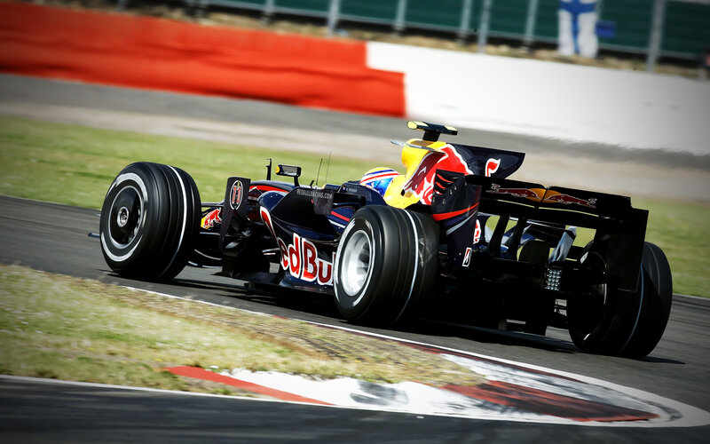 Red Bull Formula 1 car on track