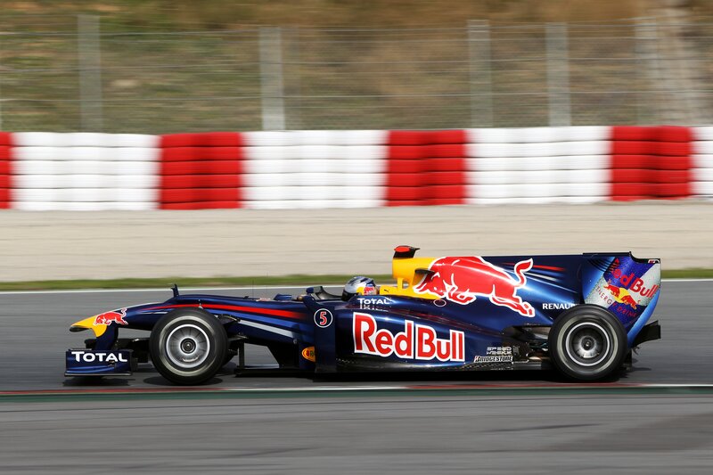 Red Bull Formula 1 car on track