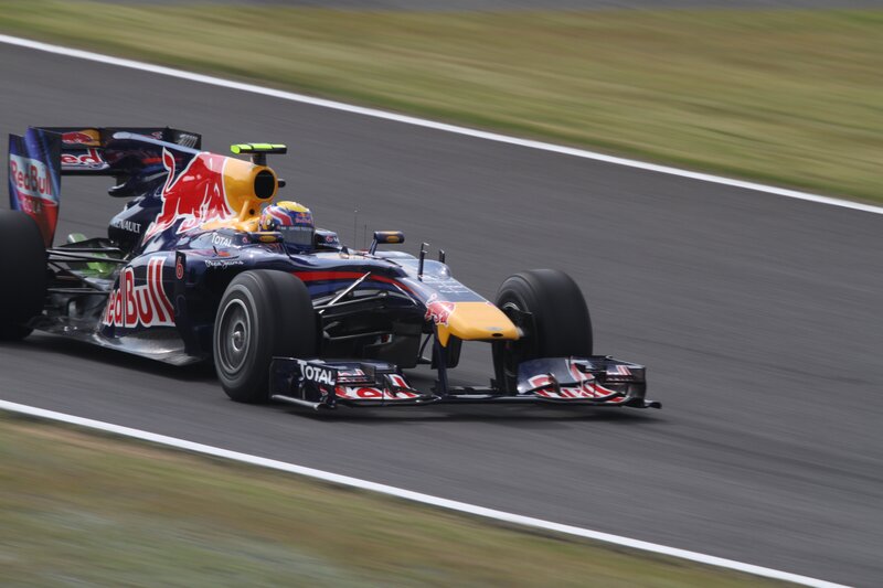 Red Bull Formula 1 car on track