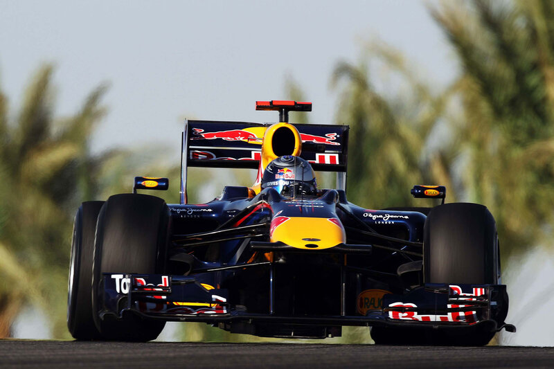 Red Bull Formula 1 car on track