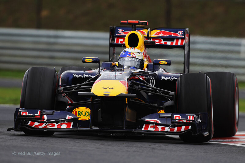 Red Bull Formula 1 car on track