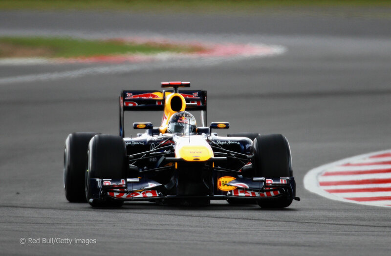 Red Bull Formula 1 car on track