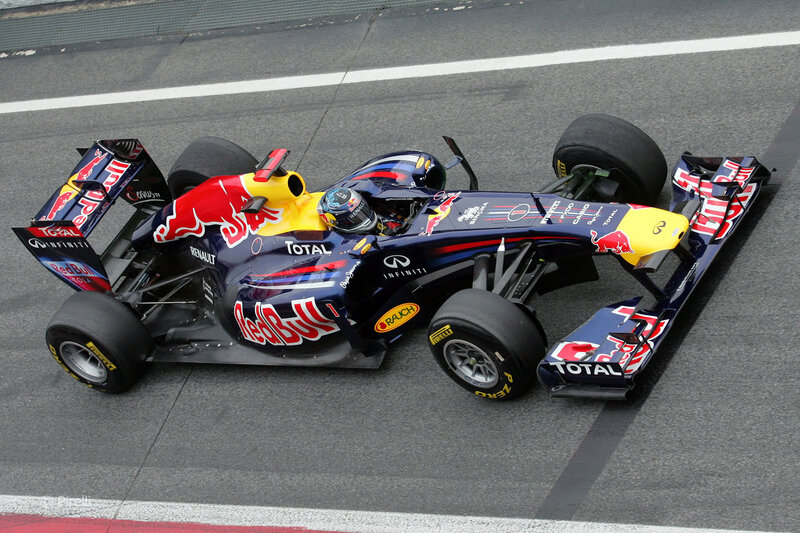 Red Bull Formula 1 car on track