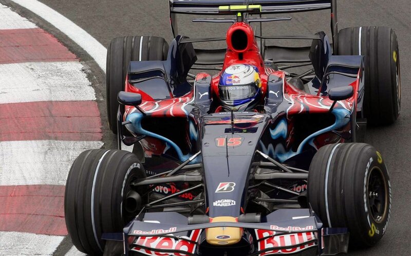 Red Bull Formula 1 car on track