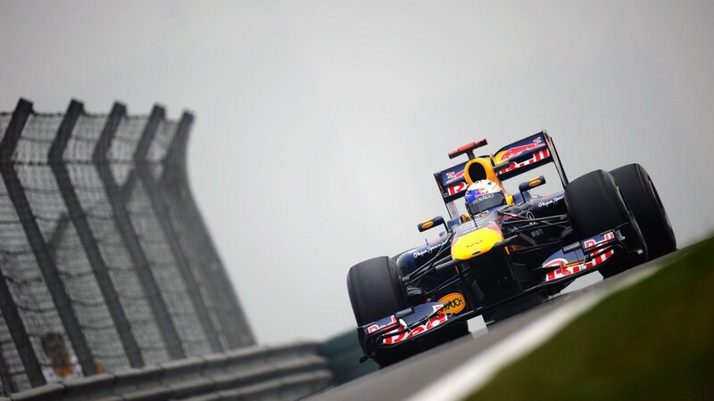 Red Bull Formula 1 car on track